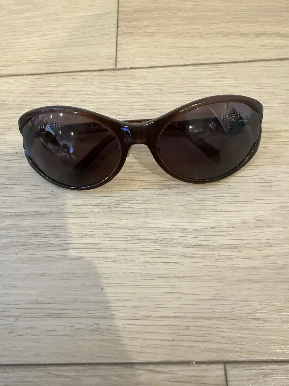 Brighton Ayu Bead Brown Sunglasses Handmade